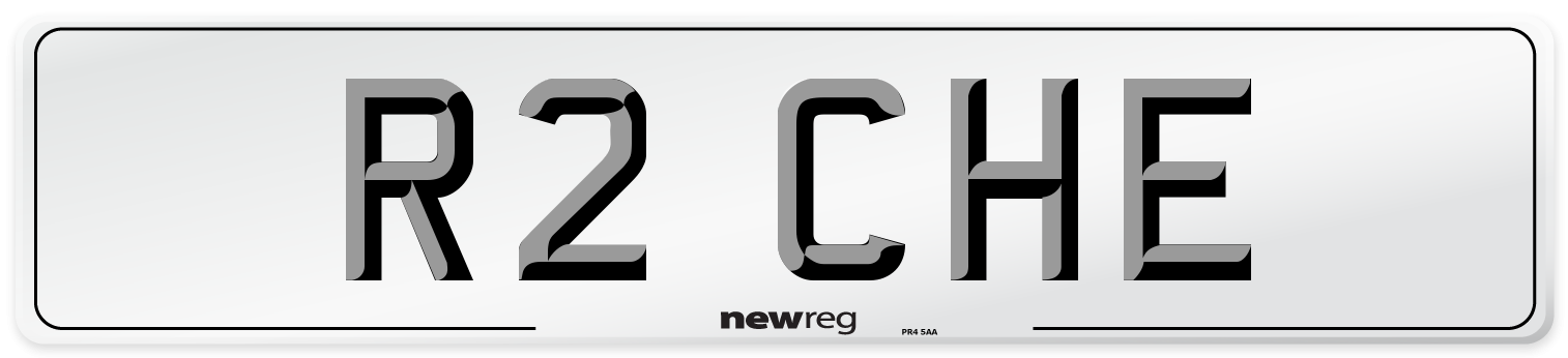 R2 CHE Number Plate from New Reg